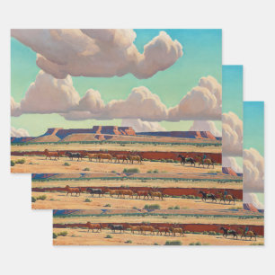 Wide Lands der Navajo von Maynard Dixon Geschenkpapier Set