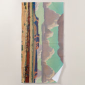 Wide Lands der Navajo von Maynard Dixon Strandtuch (Vorderseite)