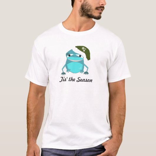 Wide Mouth Frosch in einem festlichen Hut T-Shirt (Vorderseite)