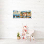 Wide Seascape Mediterrane antiker Hafen Banner (Insitu)