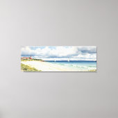 Wide Seascape "Norfolk lebt am Meer" Leinwanddruck (Vorderseite)