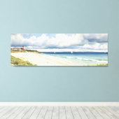 Wide Seascape "Norfolk lebt am Meer" Leinwanddruck (Insitu (Holzboden))