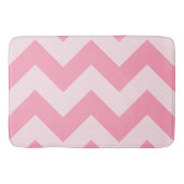 Wide Zigzag Pattern Pinks Badematte (Vorderseite)