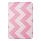 Wide Zigzag Pattern Pinks Badematte (Vorderseite Vertikal)