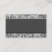 Widergespiegelte Metallmagie Visitenkarte (Rückseite)