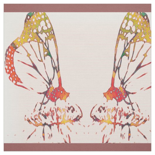 Widergespiegelte Monarchen Stoff (Muster)