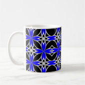 Widergespiegelter Celtic (Blau umgewandelt) Kaffeetasse (Links)