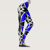 Widergespiegelter Celtic (Flutterby Blau) Leggings (Rechts)