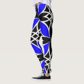Widergespiegelter Celtic (Flutterby Blau) Leggings (Links)