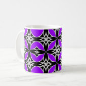 Widergespiegelter Celtic (Flutterby lila) Kaffeetasse (Vorderseite Links)
