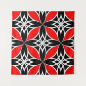 Widergespiegelter Celtic (Flutterby Rot) Wandteppich (Vorderseite (Horizontal))