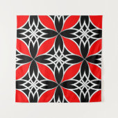 Widergespiegelter Celtic (Flutterby Rot) Wandteppich (Vorderseite)