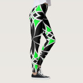 Widergespiegelter Celtic (Grün) Leggings (Rechts)