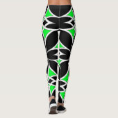 Widergespiegelter Celtic (Grün) Leggings (Rückseite)