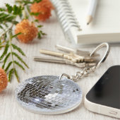 Widergespiegelter Disco-Ball 1 Schlüsselanhänger (Vorderseite rechts)