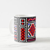 Widergespiegeltes Mosaik Kaffeetasse (Vorderseite Links)