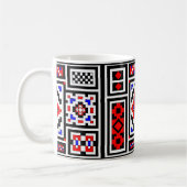Widergespiegeltes Mosaik Kaffeetasse (Links)