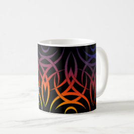 Widergespiegeltes Stammes- (Regenbogen) Kaffeetasse