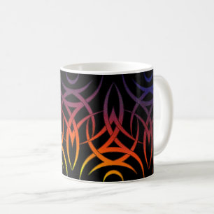 Widergespiegeltes Stammes- (Regenbogen) Kaffeetasse