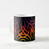 Widergespiegeltes Stammes- (Regenbogen) Kaffeetasse (Vorderseite Links)