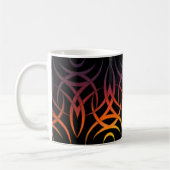 Widergespiegeltes Stammes- (Regenbogen) Kaffeetasse (Links)