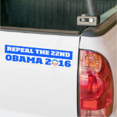 Widerrufen Sie das 22.: Obama 2016 Autoaufkleber (Auf Lkw)