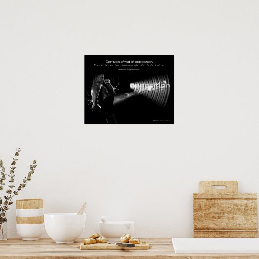 Widerspruchsschrift Poster (Küche)