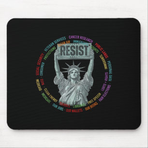 Widerstand der USA gegen Freiheitsstatue abhalten Mousepad