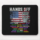 Widerstand der USA gegen Freiheitsstatue abhalten Mousepad (Vorne)