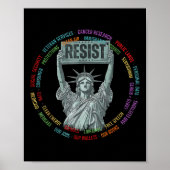 Widerstand der USA gegen Freiheitsstatue abhalten Poster (Vorne)