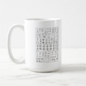 Widerstand-Farbcode-u. -diagramm-Symbole Kaffeetasse (Links)