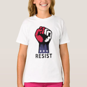 Widerstand Faust Kampf gegen politische Korruption T-Shirt