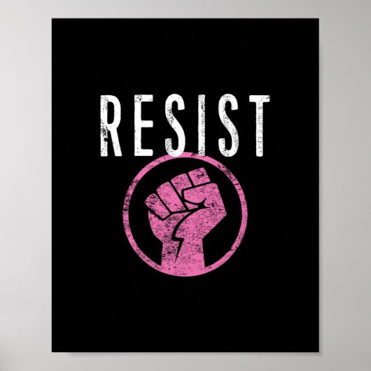 Widerstand Faust T-Shirt - Sei Teil des Widerstand Poster (Vorne)