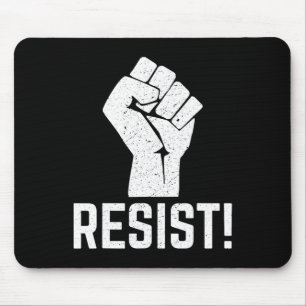 Widerstand Faust Widerstand Vintage  Mousepad