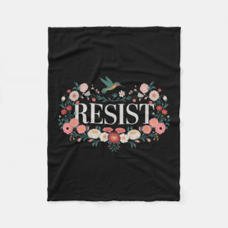 Widerstand gegen den Blumenprotest Trump gegen Tru Fleecedecke