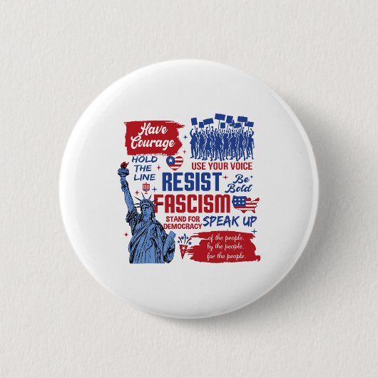 Widerstand gegen den Faschismus 2 Button (Vorderseite)
