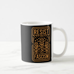 Widerstand gegen den Faschismus Protest Trump gege Kaffeetasse