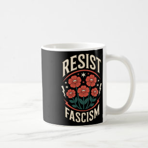 Widerstand gegen den Faschismus Protest Trump gege Kaffeetasse
