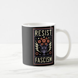 Widerstand gegen den Faschismus Protest Trump gege Kaffeetasse