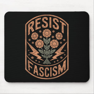 Widerstand gegen den Faschismus Protest Trump gege Mousepad
