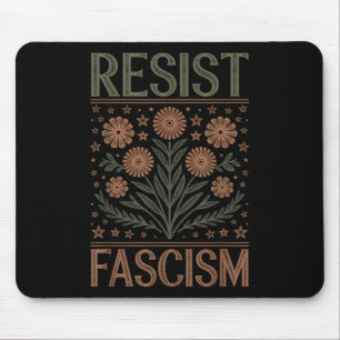 Widerstand gegen den Faschismus Protest Trump gege Mousepad