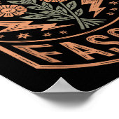 Widerstand gegen den Faschismus Protest Trump gege Poster (Ecke)