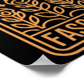 Widerstand gegen den Faschismus Protest Trump gege Poster (Ecke)