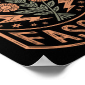 Widerstand gegen den Faschismus Protest Trump gege Poster (Ecke)