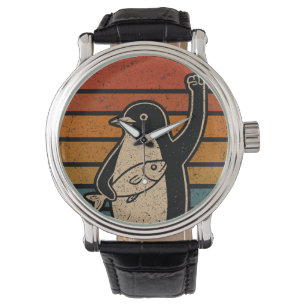 Widerstand gegen die Zölle gegen Pinguine Armbanduhr