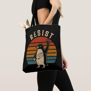 Widerstand gegen die Zölle gegen Pinguine Tasche