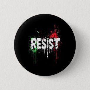 Widerstand gegen politischen Protest _1 Button