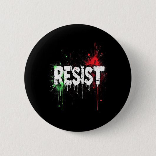 Widerstand gegen politischen Protest _1 Button (Vorderseite)