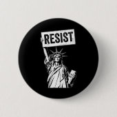 Widerstand gegen politischen Protest Button (Vorderseite)