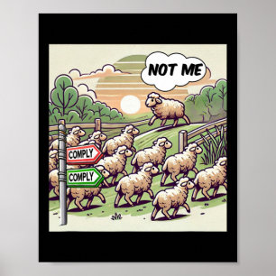 Widerstand gegen Protest kein Complay Gear I nicht Poster